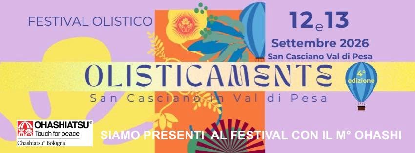 Banner illustrato della 4ª edizione del festival olistico Olisticamente.